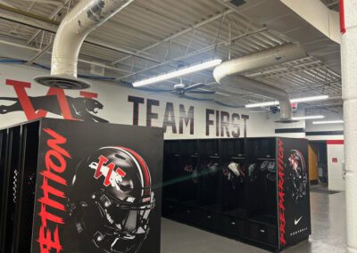 Team First written on wall